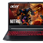 Laptop Gaming Acer Nitro 5 AN515-57, 15.6" display with IPS (In-Plane Switching) technology, Full HD 1920 x 1080 Acer ComfyViewTM LED-backlit TFT LCD, 16:9 aspect ratio, supporting 144 Hz refresh rate, Wide viewing angle up to 170 degrees, Ultra-slim des, ACER