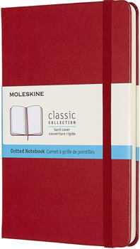 Carnet Moleskine - Classic Dotted Hardcover Notebook Medium - Scarlet Red | Moleskine