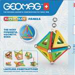 Geomag set magnetic 35 piese Supercolor Panels Recycled, 377, Geomag