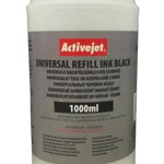 Cerneala refill universala black 1000 ml, Activejet, ActiveJet