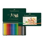 Creioane Colorate 24 Culori A.Durer Magnus Cutie Metal Faber-Castell, Faber Castell