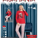 Pijama vatuita "Christmas Teddy", rosie, 