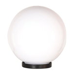 Lampa de exterior Vidik, PVC (policlorura de vinil), negru/alb, 25x25x25 cm - Vidik, Alb, Vidik