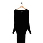 Imbracaminte Femei STITCHDROP Ribbed All in One Midi Dress Black