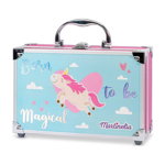 Trusa machiaj in cutie metalica cu accesorii pentru unghii Martinelia Perfect Traveller Glitter Case
