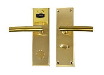 Yala control acces hotelier PNI CH2000L Gold cu cititor de card deschidere pe partea stanga PNI-CH2000LG, PNI