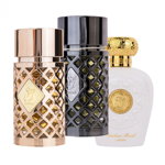 Pachet 3 parfumuri best seller, Jazzab Gold 100 ml + Jazzab Silver 100 ml + Opulent Musk 100 ml, Ard Al Zaafaran