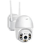 Camera Supraveghere IP PTZ Techstar® P12, Dome, Wireless, 355°, 1080p, LED+IR, Exterior, ONVIF, NVR, Senzor Miscare, Microfon, 
