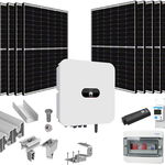 Sistem de alimentare cu energie solara, 6KW, Monofazat, Hibrid KIT6KW-MONO-HUAWEI455, Huawei