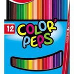 Set creioane colorate Maped Color'Peps, 12 culori, Maped