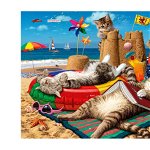 Puzzle Anatolian - Steve Read: Cats On The Beach, 260 piese (ANA.3322), Anatolian