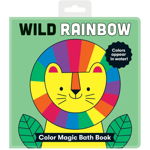 Mudpuppy Color Magic Bath Book Wild Rainbow