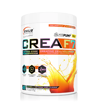 CreaF7 cu suc de nectarina, 405g, Genius Nutrition, Genius Nutrition