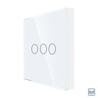 Telecomanda cu Touch Screen si 3 Canale RF433 LUXION, Alb