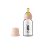 BIBS Baby Glass Bottle 110 ml biberon pentru sugari Blush 110 ml, BIBS