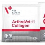 VETEXPERT ArthroVet Collagen II Suplimente câini şi pisici, 2,5gx60 plicuri, VetExpert